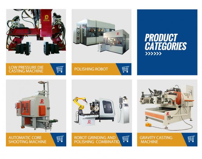 A baixa pressão do manipulador 180KW 1 morre máquina de carcaça 6