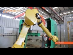 O processo mais detalhado da máquina para fabricar as torneiras.