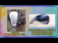 Vídeo de polimento de tacos de golfe