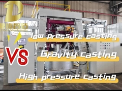 Máquina de fundição a moagem a moagem a pressão de ar com capacidade de forno de 1800 kg