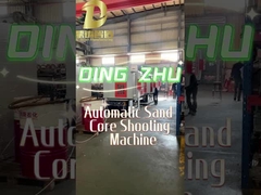 Máquina de tiro de núcleo de areia automática com transportador para torneira
