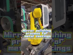 Processo de polimento espelhado para fundições metálicas