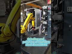 Moagem e polimento de acessórios de aço inoxidável