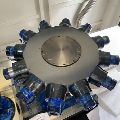 comprar De peças brutas de latão a acessórios sanitários: Máquina de furar e roscar completa eficientemente o processo de furação e rosqueamento para torneiras e válvulas Fabricação em linha