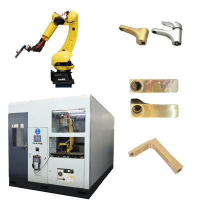 comprar Sistema Robótico de Retificação e Polimento de Alavancas de Freio Automotivas Usinadas em CNC para Peças Metálicas Fabricação em linha