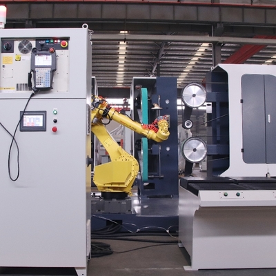 comprar Robô automático para moagem e polimento de produtos metálicos - Equipamento versátil de tratamento de superfície Fabricação em linha