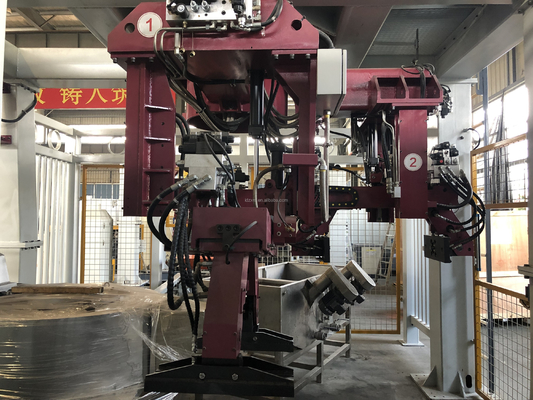 comprar Máquina de carcaça de bronze do dado da baixa pressão das carcaças do equipamento do molde de carcaça do metal Fabricação em linha