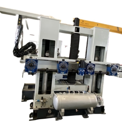 Tipo esperto máquina de 4 estações de polonês automática com servo motor