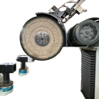 Tipo personalizado pilha de moedura do manipulador do robô industrial para as peças de metal