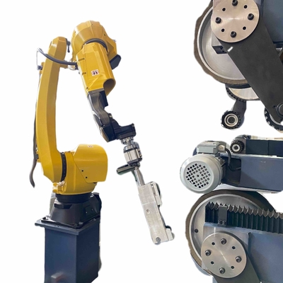Célula robótica industrial para moer implantes cirúrgicos