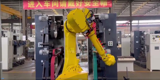 Máquina de polir robótica automatizada com célula robótica FANUC M-20iD/25