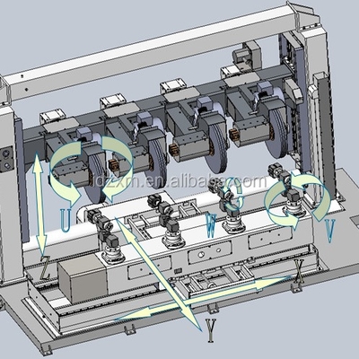 Máquina de polimento CNC universal de 6 eixos para metais e bijuterias
