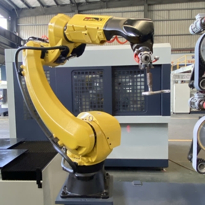 CNC integrado de rectificação adaptativa de polimento Robótico Workcell com compensação de posição em tempo real