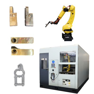 Equipamento robótico de moagem e polimento para torneiras Máquinas de limpeza de portas Contadores de água Rodas de automóveis Válvulas de ângulo E fundições de hardware