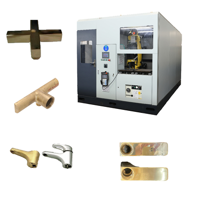 Automático Industrial Multi-Wheel Belt Polisher System Motor de poupança de mão-de-obra para alças de portas Máquina de polimento automático de metal