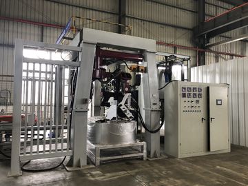 De bronze totalmente automático morrem máquina de carcaça com os manipuladores giratórios do portal dois/fornalha