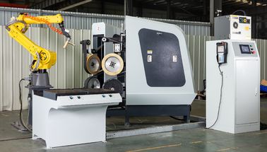 Máquina de lustro de moedura do robô automático do sistema do CNC para o torneira