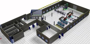 Fábrica dos torneiras construída pelo orçamento feito sob encomenda do financiamento, produtividade, modelos dos torneiras