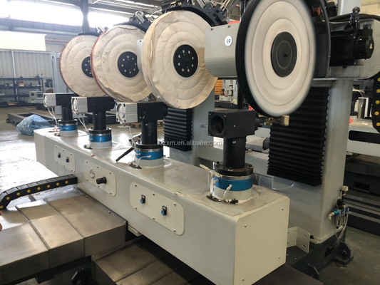 Máquina de moedura de lustro industrial do Cnc da chapa metálica do equipamento para o puxador da porta