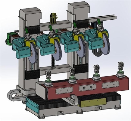 Elevação de bronze automática giratória da máquina de polonês do CNC do tubo eficiente nenhuma varredura da necessidade