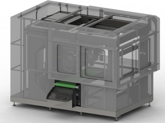A faixa dobro da fundição viu a máquina automática da serra de fita do controle do CNC da máquina de corte do Sprue/montantes
